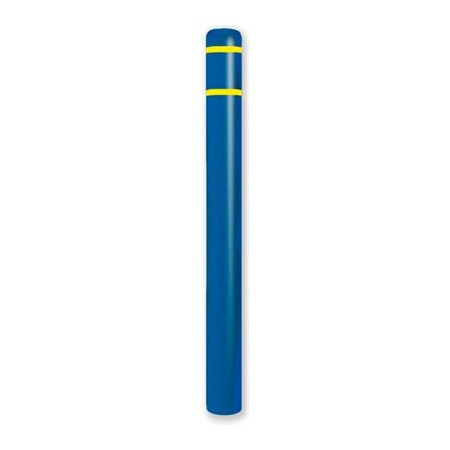 Post Guard Post Guard¬Æ Bollard Cover 4.5"Dia. x 64" H, Blue/Yellow